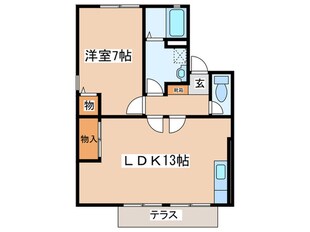 グレイスコ－トの物件間取画像